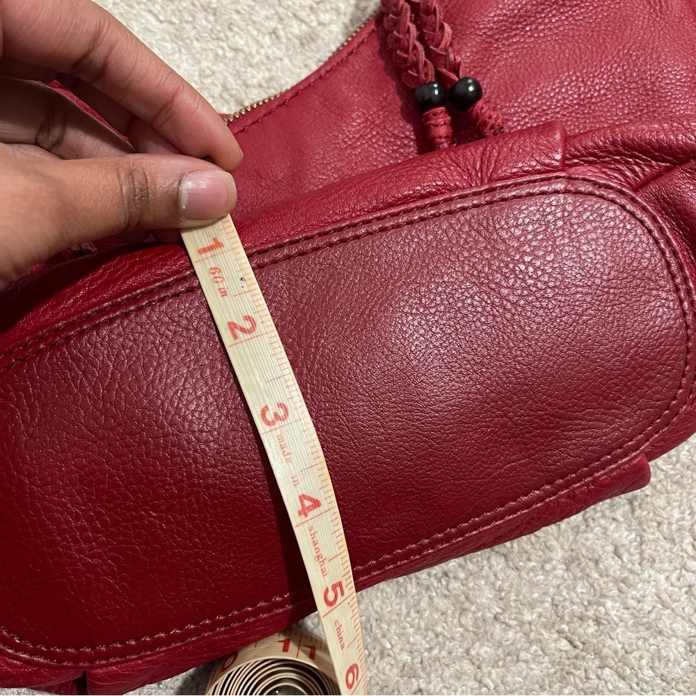 THE SAK | GORGEOUS BOHO RED GENUINE LEATHER PURSE ♥️ - Picture 3 of 7